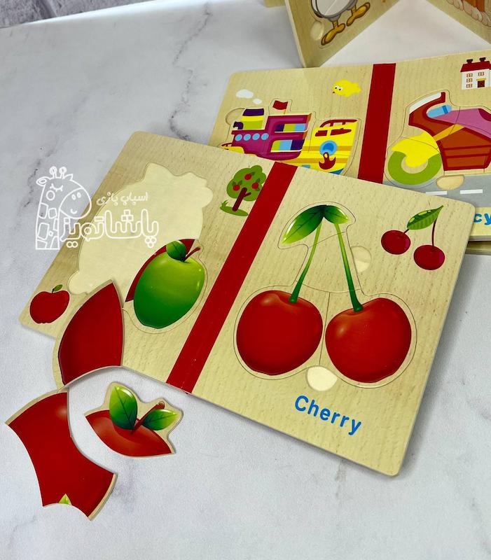 پازل کتابی چوبی دانه ریز و درشت  0479
