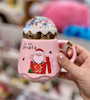 ماگ درب دار کریسمس و بابانوئل یلدا کد2439