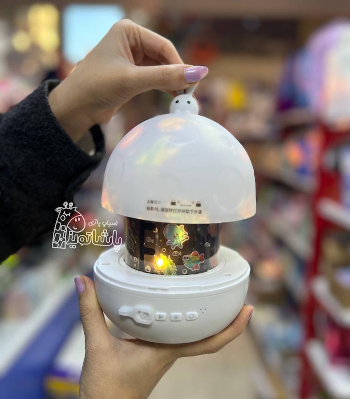 چراغ خواب کهکشانی بلوتوث دار چرخ فلک کد 2850