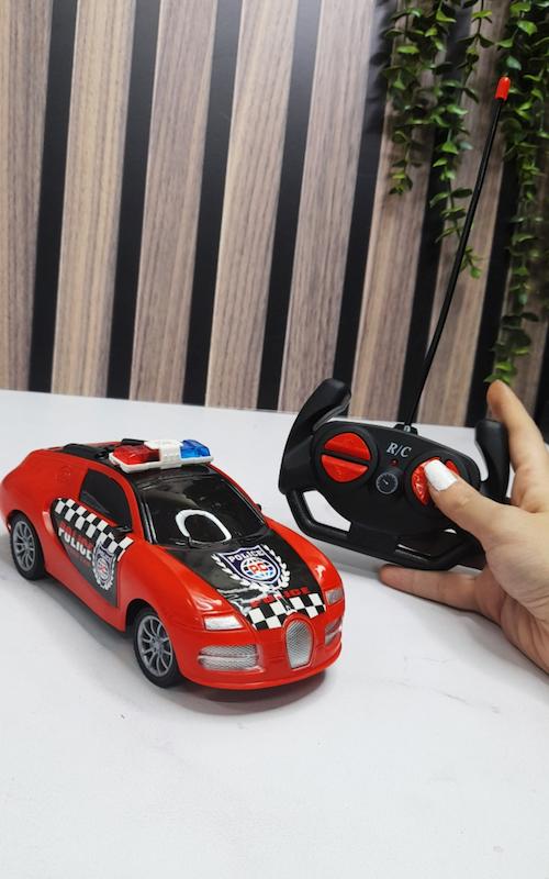 ماشین پلیس کنترلی شارژی چراغ 3D رنگی سرعتی کد2631