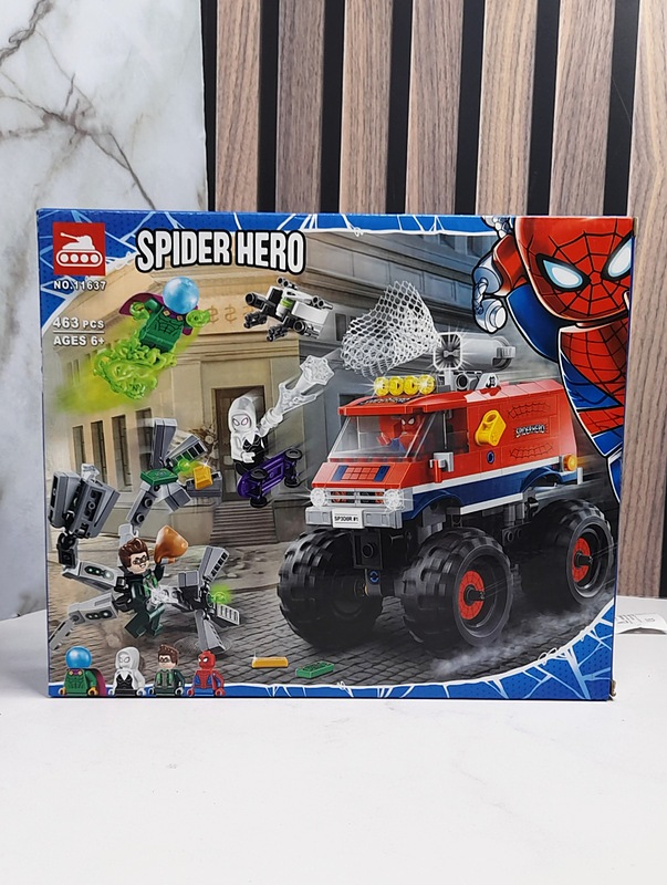 لگو ساختنی طرح کامیون مردعنکبوتی مدل SPIDER HEROکد2637