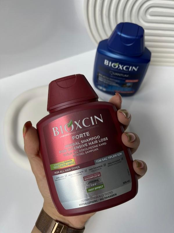 شامپو بیوکسین ضد ریزش و تقویت کننده مدل فورته حجم ۳۰۰ میل