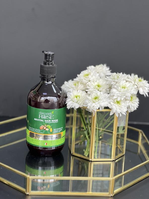 داماسک رز ماسک مو ماکادمیا داخل حمام(500میل)