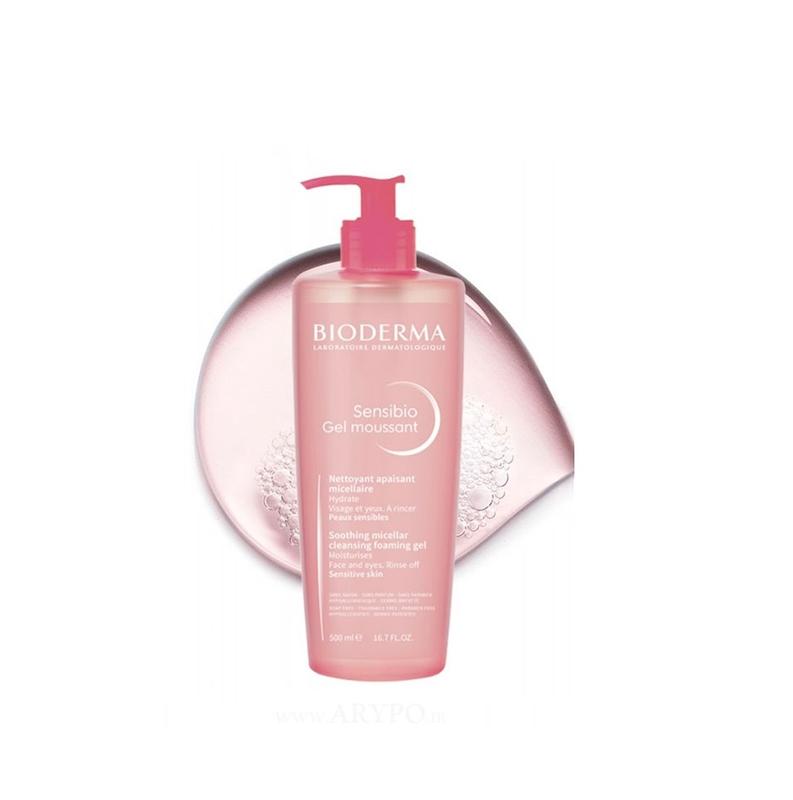 ژل شستشوی صورت بایودرما 500 میل پوست حساس (انواع پوست)