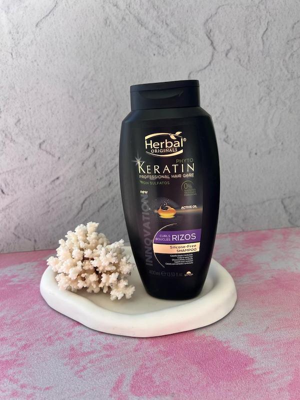 شامپو تقویت کننده مو هربال مدل فر کننده(Rizos) حجم 400 میلی لیتر