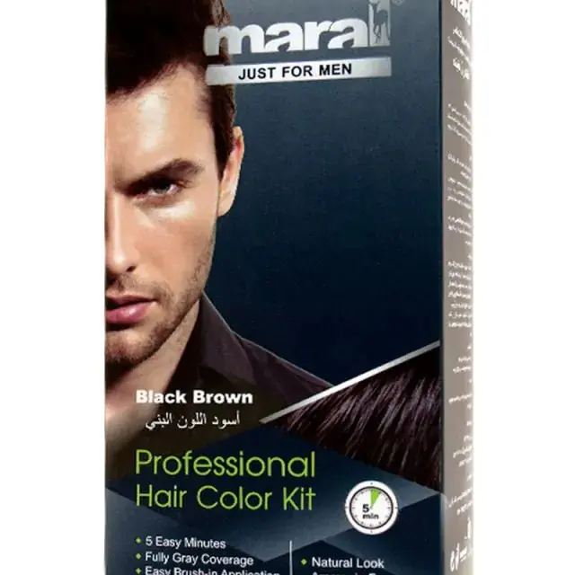 کیت رنگ موی مردانه مارال رنگ مشکی قهوه ای