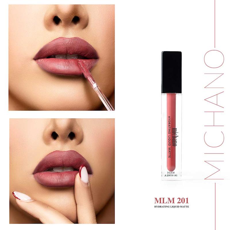 رژلب مایع مات شماره(۲۰۱)میچانو michano 