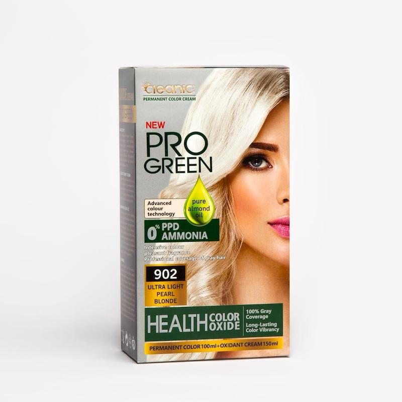 کیت رنگ موی بدون آمونیاک کلینیک کیندی Cleanic شماره (902 بلوند مروارید)ی)