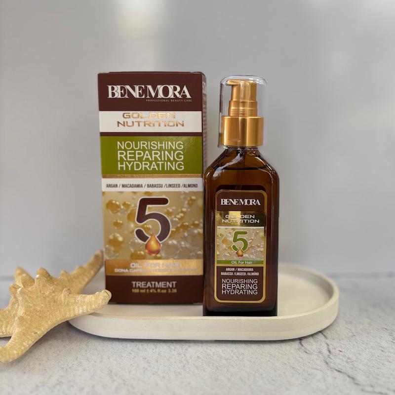 روغن مو بن مورا مدل Golden Nutrition حجم 100 میلی لیتر