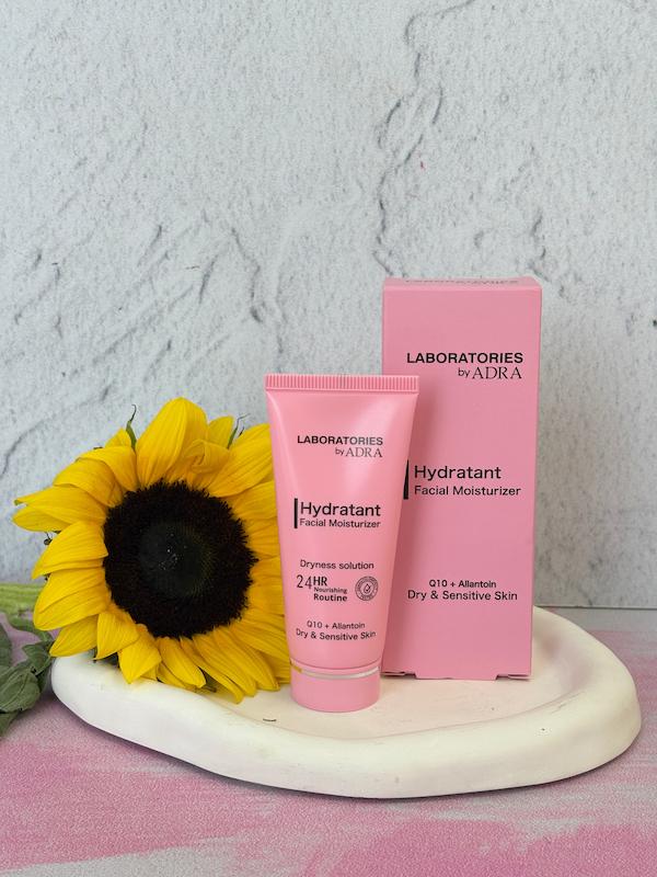 کرم آبرسان صورت لابراتوریز آدرا (مناسب انواع پوست و پوست خشک)