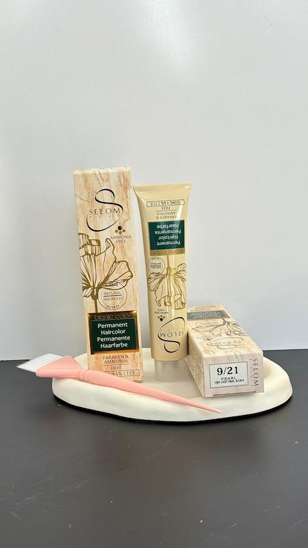 رنگ مو بدون آمونیاک سلوم پلاس selom plus hair رنگ مو شماره(9.21)