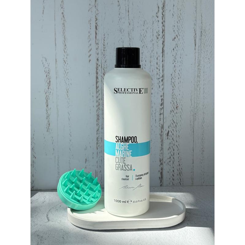 شامپو سلکتیو درمان مو و پوست کف سر چرب 1000 میل ALGHE MARINE