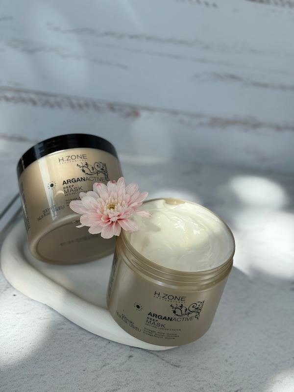 ماسک مو آرگان اکتیو اچ زون رنه بلانش حجم ۵۰۰ میلی لیتر