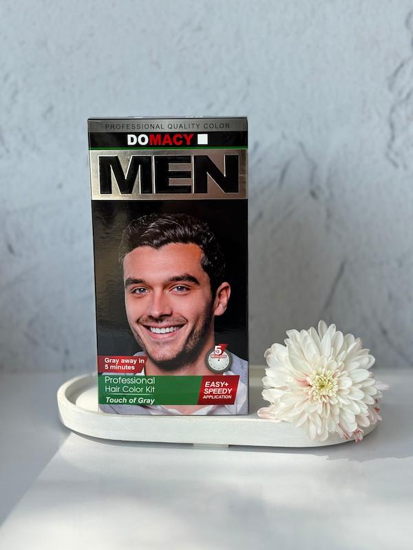 رنگ مو مردانه دوماسی تاچ آف گری (کیت رنگ مو آقایان)