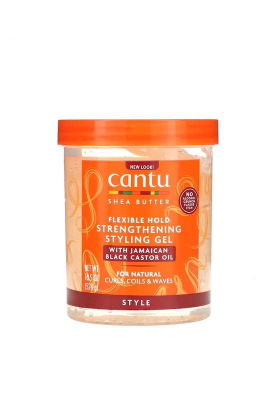 کنتو ژل مو فرکرچک  Cantu Strengthening Styling Gel with Jamaican Black Castor Oil