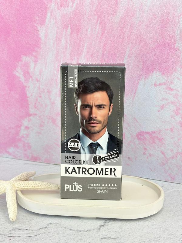 رنگ مو مردانه مشکی طبیعی کاترمر (کیت MF1)