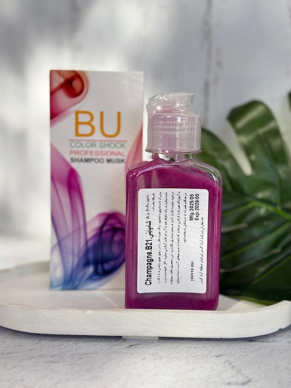 شامپو رنگ بیو bu رنگ(۲۱)