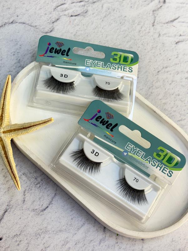 مژه  3D نیمه جفتی جول مدل GE-1513 کد 070