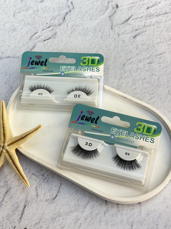 مژه 3D نیمه جول مدل 64 سه بعدی