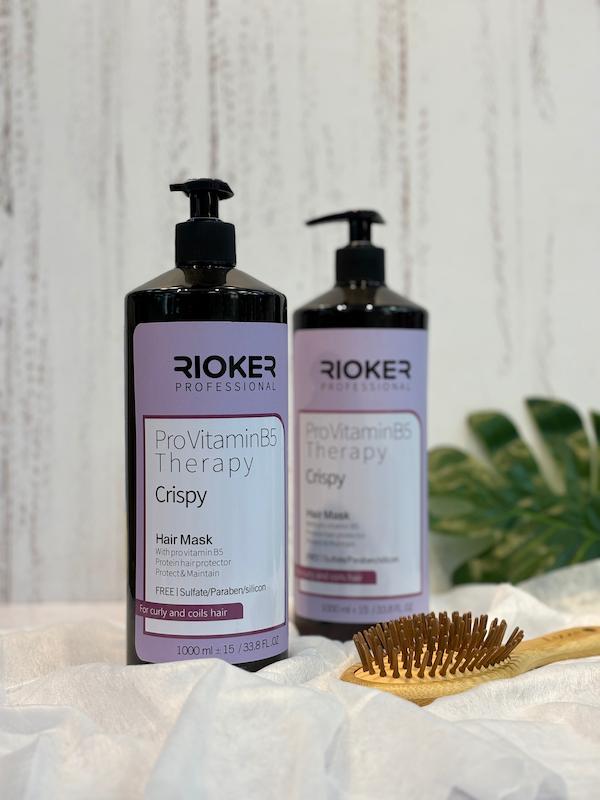 ماسک موی آبکشی ریوکر مخصوص موهای فر و مجعد با حجم 1000 میل