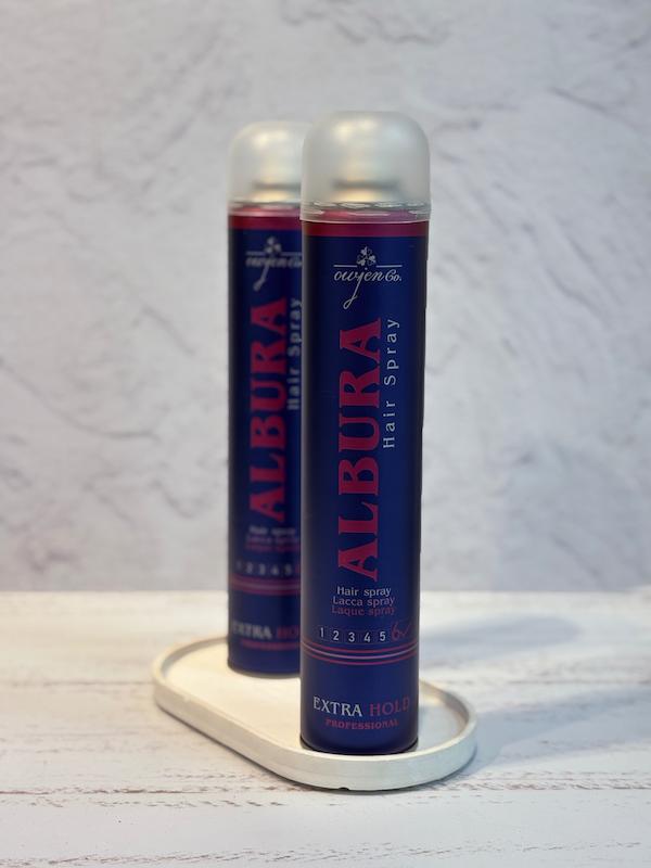 اسپری حالت دهنده مو تافت آلبورا مدل Extra Hold حجم 500 میلی لیتر