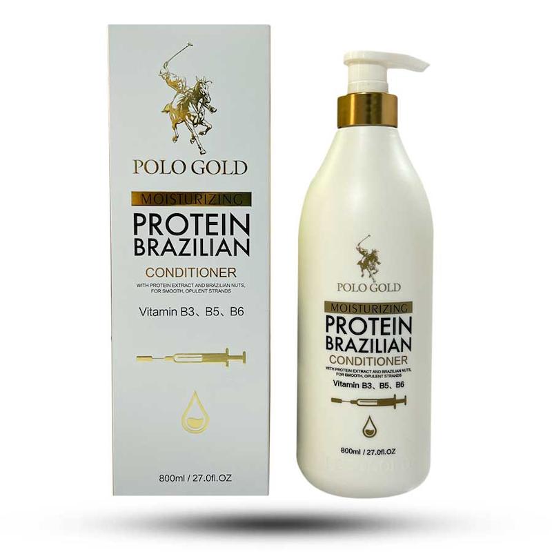 شامپو پروتئین برزیلی بدون سولفات پولو گلد