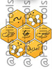 تزیین در زنبوری 