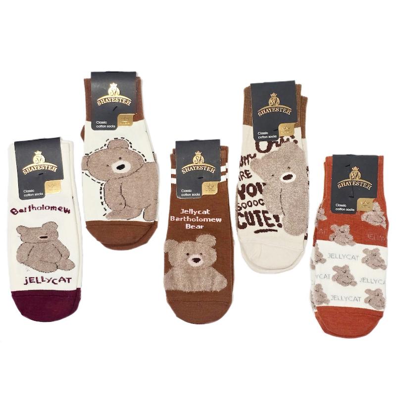 جوراب نیم ساق بوکله تدی نخی درجه ۱ برند شایسته