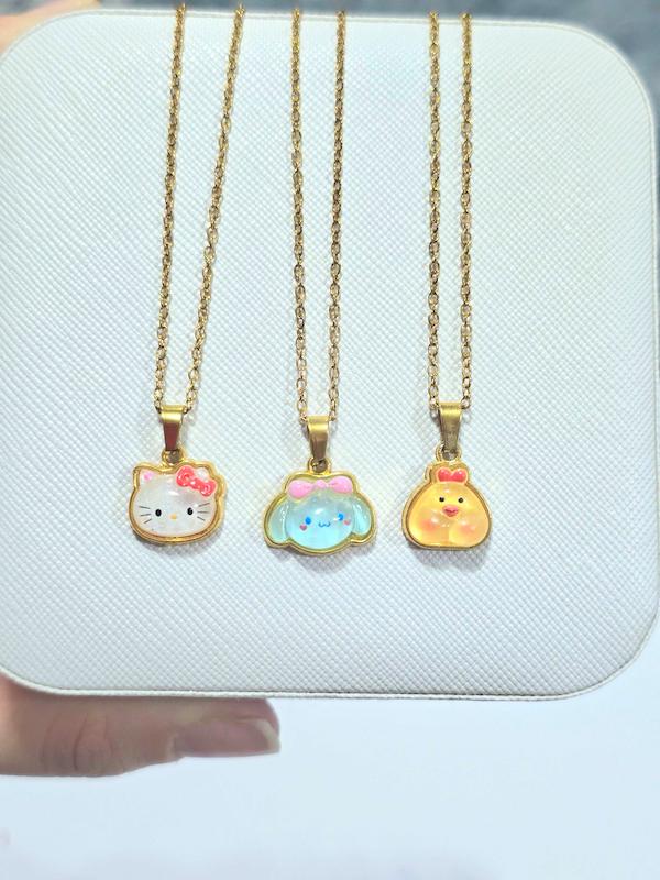 گردنبند فانتزی دخترانه برجسته