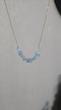 گردنبند و دستبند سنگ آکوامارین اصل