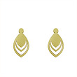 گوشواره طلا مدل اشک کد GA10087