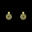 گوشواره طلا مدل هندسی کد GA10105