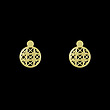 گوشواره طلا مدل هندسی کد GA10139