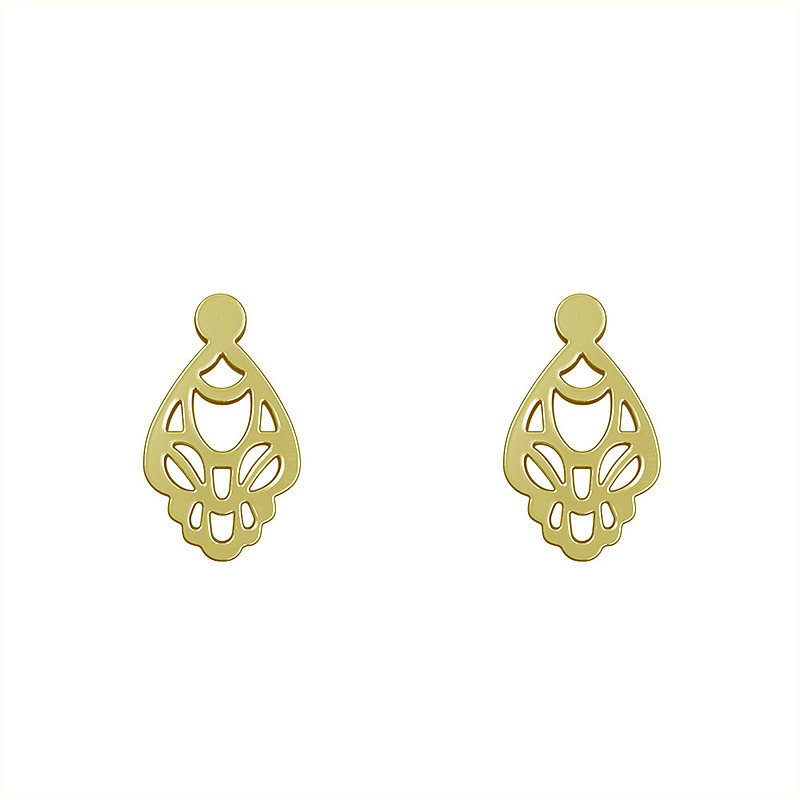 گوشواره طلا مدل هندسی کد GA10679