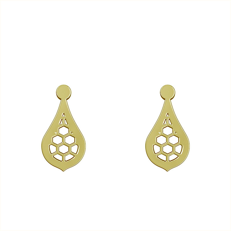 گوشواره طلا مدل ااشک کد GA11324