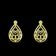 گوشواره طلا مدل هندسی کد GA11667