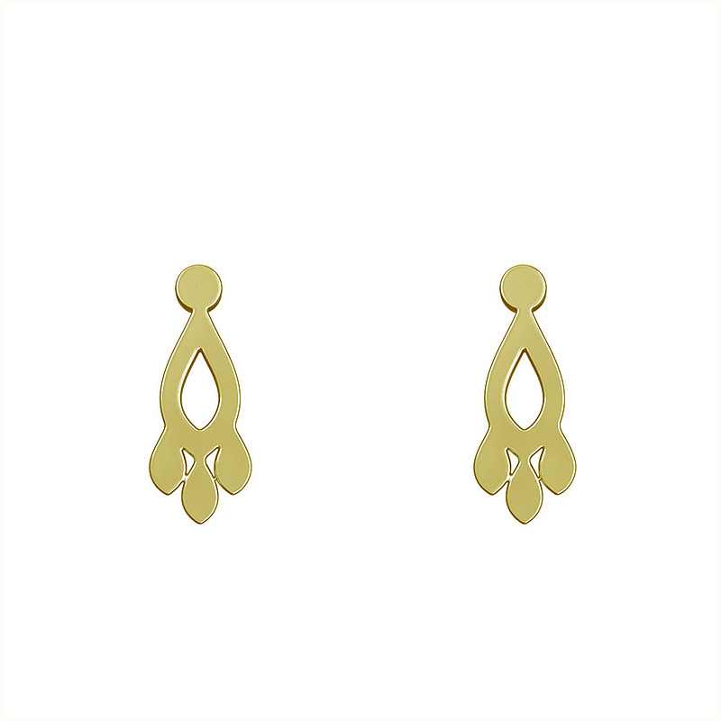 گوشواره طلا مدل هندسی کد GA12860