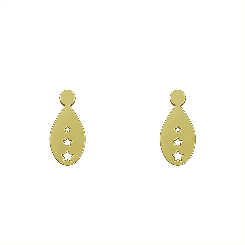 گوشواره طلا مدل هندسی کد GA13323