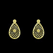 گوشواره طلا مدل هندسی کد GA13473