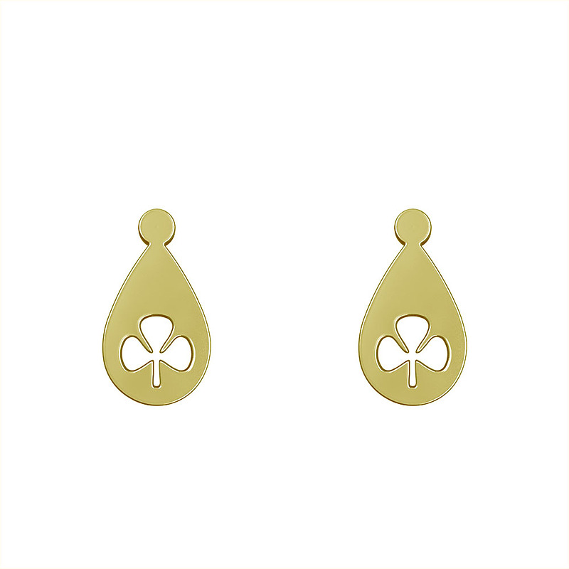 گوشواره طلا مدل هندسی کد GA13532