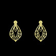 گوشواره طلا مدل هندسی کد GA13543