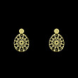 گوشواره طلا مدل هندسی کد GA13564
