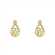 گوشواره طلا مدل هندسی کد GA13692