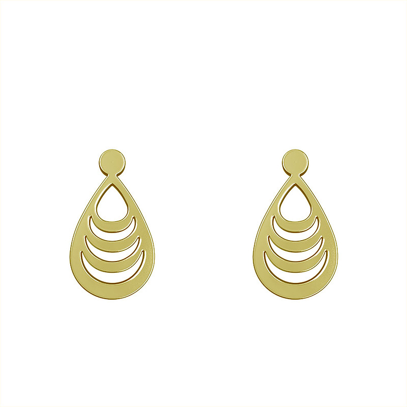 گوشواره طلا مدل هندسی کد GA13768