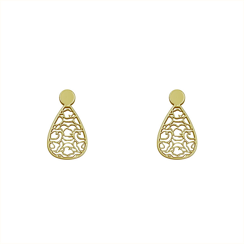 گوشواره طلا مدل هندسی کد GA13906