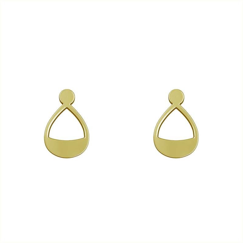 گوشواره طلا مدل هندسی کد GA14054