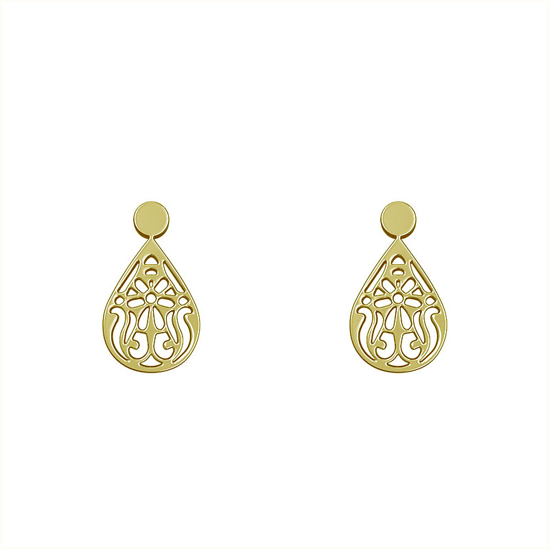 گوشواره طلا مدل هندسی کد GA14119