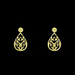 گوشواره طلا مدل هندسی کد GA14125