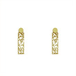 گوشواره طلا مدل مستطیل کد GA14462