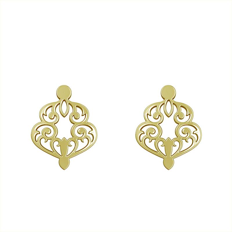 گوشواره طلا مدل اسلیمی کد GA15243